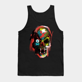 Skull artwork Tank Top